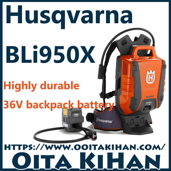 ハスクバーナ/背負い式バッテリーBLi950X/Li-ionバッテリー ハスクバーナ/背負い式バッテリーBLi950X/Li-ionバッテリー